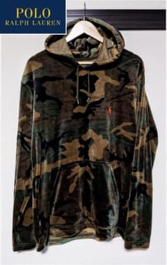 【新品】タグ付きPOLO RALPH LAUREN カモフラージュ パーカー L 新品】タグ付きPOLO RALPH LAUREN カモフラージュ パーカー L 新品
