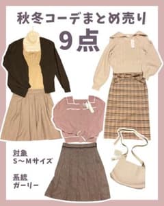 태그가 붙은 새 제품 S-M 사이즈 여성 의류 9벌 대량 판매