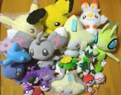 【ポケットモンスター】ぬいぐるみ　ポーチ　計21点
