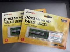 【新品未開封】CFD ノートPC用メモリ DDR3L 4GB×2枚（計8GB） - 4
