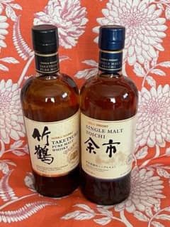 新品 未開封 ニッカウイスキー 竹鶴・余市 セット 700㎖ 計2本 - メルカリ