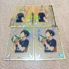 ハイキュー　ホロ箔クリアカードコレクション 月島 山口のサムネイル