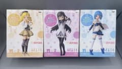 3点セット まどか☆マギカ DXフィギュア 巴マミ 美樹さやか 暁美ほむら