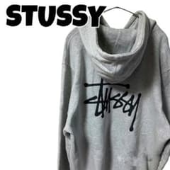 STUSSY ステューシー　パーカー　プルオーバー　ショーンフォント　デカロゴのサムネイル