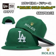 NEW ERA 9FIFTY ドジャース ROLEX グリーン 限定レア 金刺繍 - メルカリ