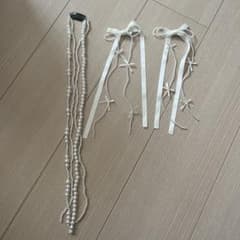 結婚式　ヘアアクセサリー　キッズ　ヘアアクセのサムネイル