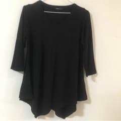 黒 チュニック 裾変形のサムネイル