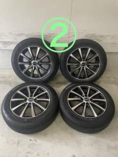 ②【4本33,000円】送料込 社外ホイール ブリヂストン175/65R15 - メルカリ