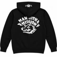 MAN WITH A MISSION ジップアップパーカー ブラック　Ｍ　美品のサムネイル