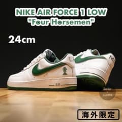 24《新品》ナイキ AIR FORCE 1 ロー FOUR HORSEMEN 緑 - メルカリ