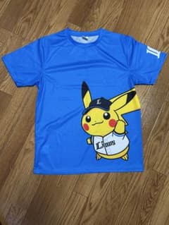 西武ライオンズ　入場者特典　ポケモンTシャツ　ピカチュウのサムネイル