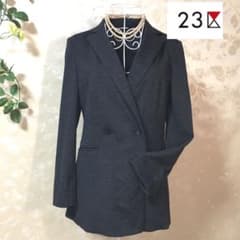 最終値下げ↓ 美品★23区 レディース グレー混毛 ジャケット 洗濯できるのサムネイル