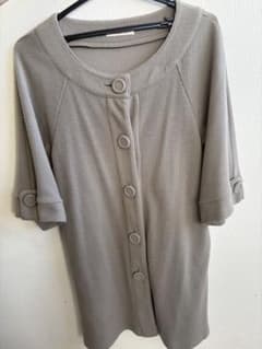 RAG MAMA RAG 半袖カーディガン グレー Mのサムネイル