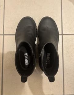 CAMPER カンペール GROUND レザーアンクルブーツ 黒のサムネイル