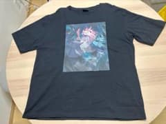 Ado　ファッショナブル Hibana Tシャツ-A XLサイズ　ブラックのサムネイル