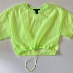 Forever21 シースルーTシャツ 蛍光 ダンス衣装のサムネイル