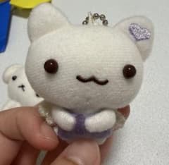 激レア】SAN-X ぶら²しあわせにゃんこ マスコットボールチェーン平成