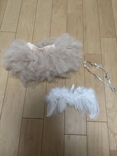 チュールスカートと天使の羽根セットのサムネイル