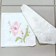汕頭　スワトウ　　刺繍　ハンカチ　レース 汕頭刺繍 スワトウ刺繍 ハンカチ ヴィンテージ レース ハンカチ - メルカリ