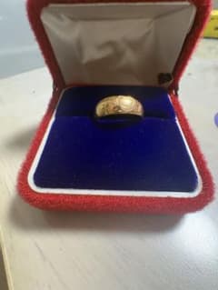 O*e様 18金花柄彫刻 リング 指輪 O*e様 18金花柄彫刻 リング 指輪 - メルカリ