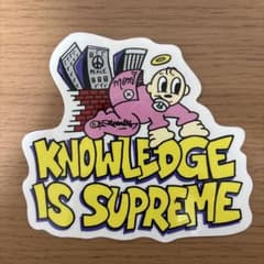 KNOWLEDGE IS SUPREME ステッカーのサムネイル