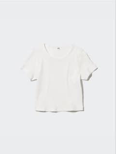 UNIQLO リブクロップドT XLのサムネイル