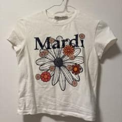 Mardi Mercredi フラワーロゴ Tシャツ ホワイトのサムネイル