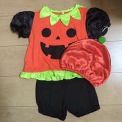 ハロウィン パンプキン コスチューム3点 セットのサムネイル