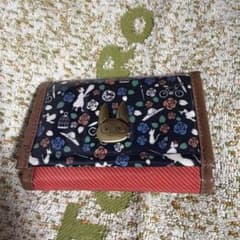 Studio Ghibli Kiki's Delivery Service Wallet with Velcro Closure - Kiki & Jiji