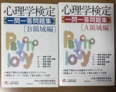 心理学検定 一問一答問題集[A領域編] [B領域編]のサムネイル