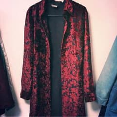 ヴィンテージ シフォンベロアワンピースのサムネイル