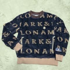 MARK&LONA ネイビー フリースセーターのサムネイル