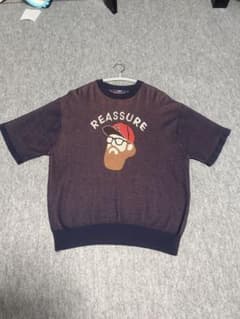 【メンズTシャツ】Ciaopanic REASSURE ニットTシャツ Mサイズのサムネイル