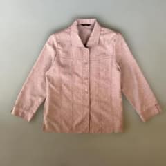ADWIN INTERNATIONAL ショールカラー ピンクベージュ - メルカリ