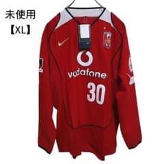 (未使用)ナイキ 浦和レッズ 2005 長袖ユニフォーム 30番 XLサイズ 赤 未使用)ナイキ 浦和レッズ 2005 長袖ユニフォーム 30番 XLサイズ 赤