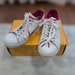 24.0cm22年製造GX4463 adidas スタンスミス スニーカー 赤白のサムネイル