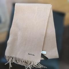 Paul Smith ピンク ウール マフラー