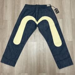 新品 エヴィス EVISU ビッグカモメペイント インディゴデニム サイズ40 