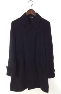 COMME des GARCONS HOMME PLUS ステンカラーコート 黒のサムネイル