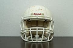 Riddell ホワイトアメリカンフットボール ヘルメットMサイズのサムネイル
