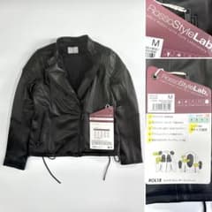 Rosso Style Lab 黒 レザージャケット M ☆特価 Rosso StyleLab レザージャケット ROL18 セミダブル - メルカリ