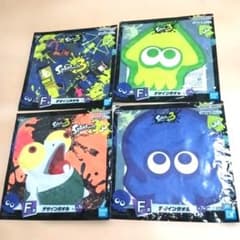 Ichiban Kuji Splatoon 3 F Prize Design Towel Set of 4