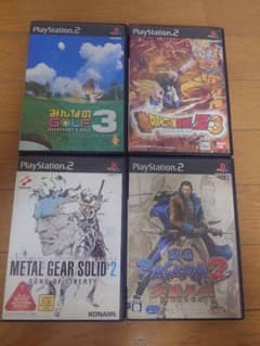 PS2 ゲームソフト バラエティ4本セットのサムネイル