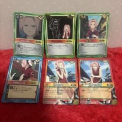 NARUTO ナルト トレーディングカード 春野サクラ 6枚セット - メルカリ