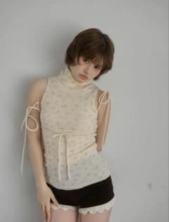 即日発送ピンクRosie flower knit tops andmary 即日発送ピンクRosie flower knit tops andmary 【公式通販】