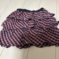 ファミリアチェックのフリルスカート 120 - メルカリ