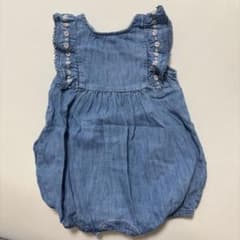 GAP デニム ロンパース 花柄刺繍 6-12ヶ月のサムネイル