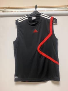 adidas PREDATOR ノースリーブシャツ ブラック レッド　ドイツのサムネイル