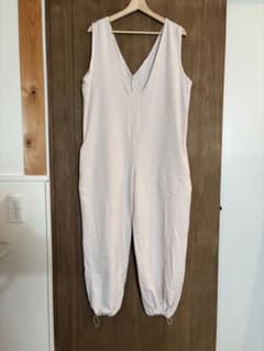 【低身長/高身長対応サイズ】2Wayワッフルサロペット/前後2Way/防シワのサムネイル