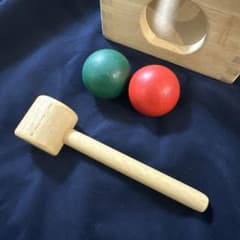 PLAN TOYS ハンマートイ　ボール２個、ハンマーのみのサムネイル